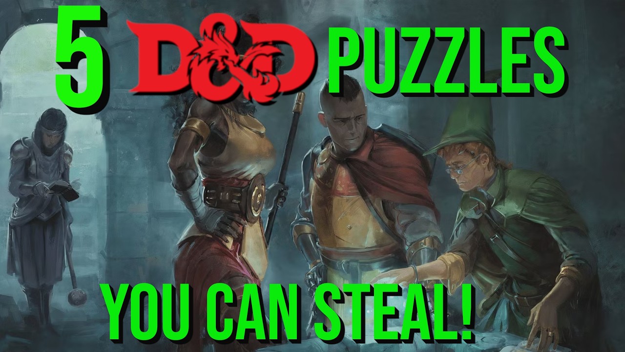 5 D&D Puzzle Ideas You Can Use In Your Games!