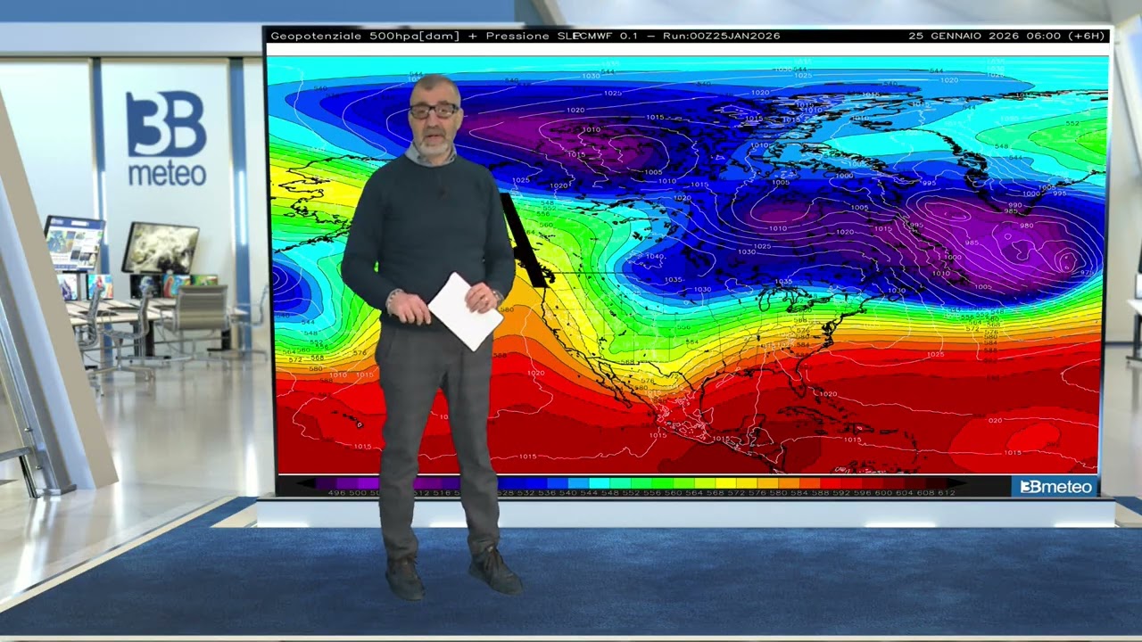 METEO. GELO ESTREMO TRA USA E CANADA, PERTURBAZIONI ATLANTICHE IN EUROPA