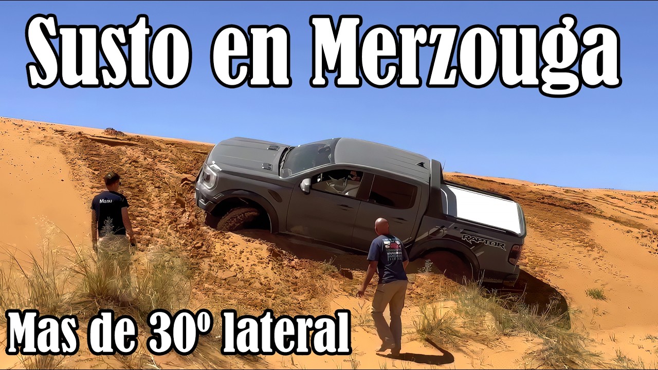 🛻Primera vez con la Raptor en las dunas! ⚠️con sustos incluidos⚠️ Marruecos 4x4