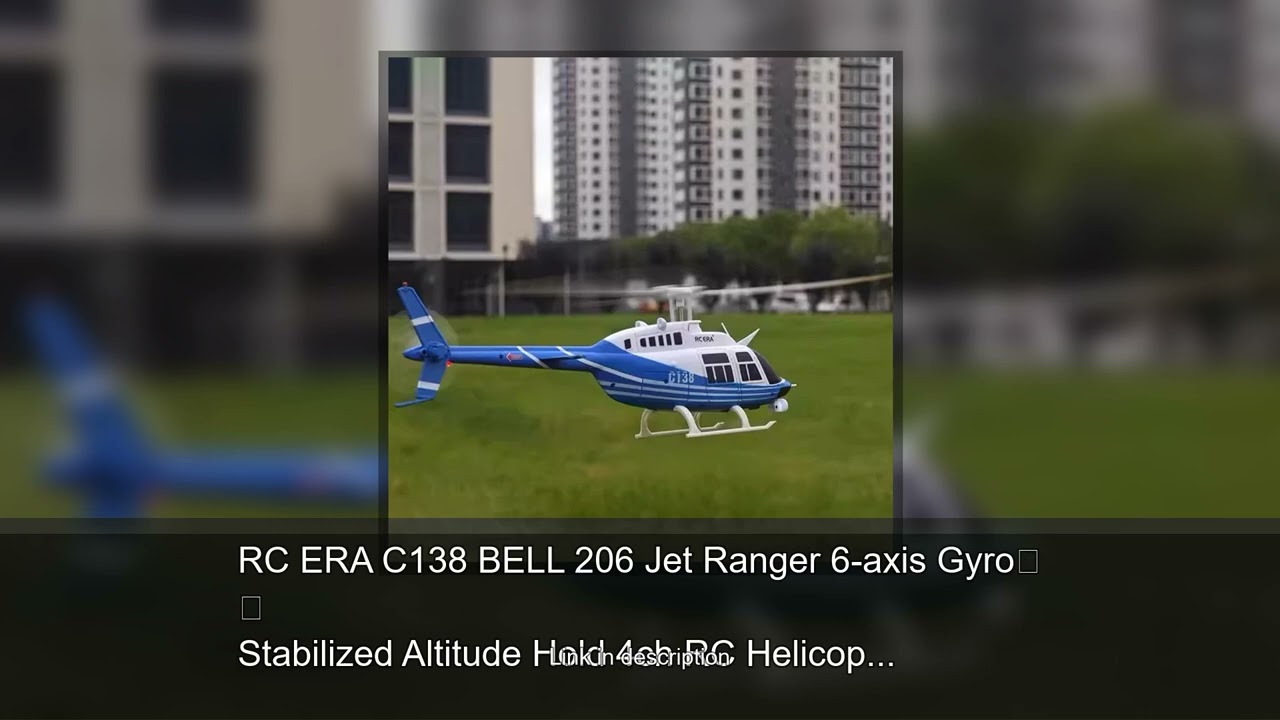 RC ERA C138 BELL 206 Jet Ranger 6-axis Gyro Stabilized Altitude Hold 4ch RC Helicopter Aircraft