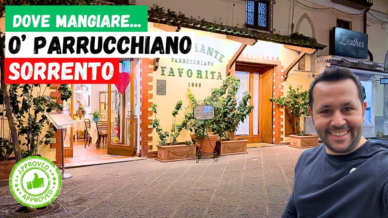 RISTORANTE O PARRUCCHIANO SORRENTO 🍝 (Super Consigliato 🤩)
