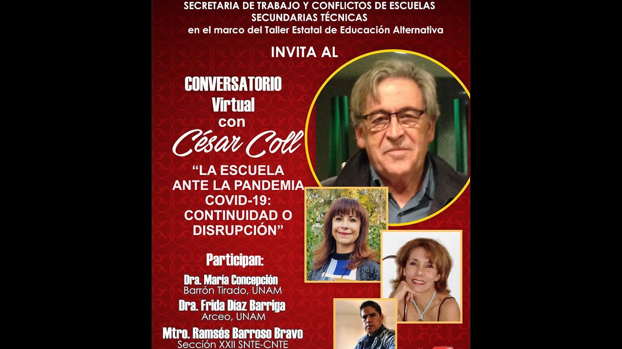 Dra. Concepción Barrón Tirado | Conversatorio Virtual con el Dr. César Coll