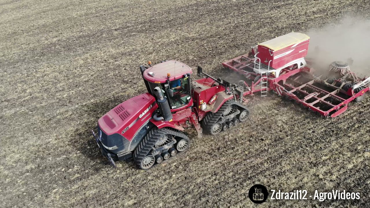 CASE Quadtrac 450 & Pottinger Terrasem C8 SEEDING RAPE 2020