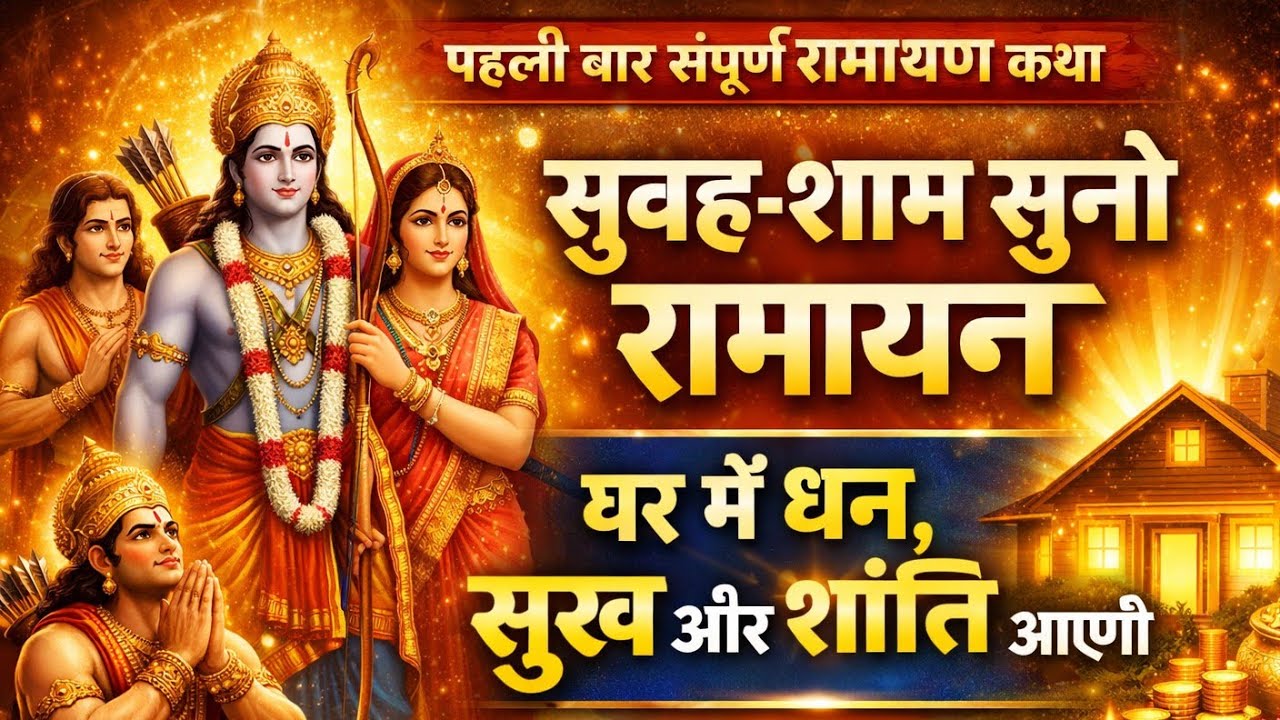 जन्म से रामराज्य तक – सम्पूर्ण रामायण कथा | Full Ramayan Storyपूरी रामायण एक वीडियो में | 