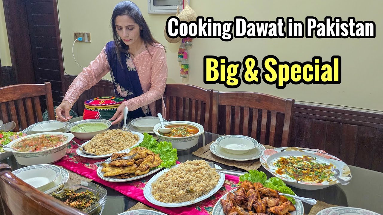 I Cooked a Big Pakistani Dawat For a Newly Married Couple | Pakistan Vlog 🇵🇰