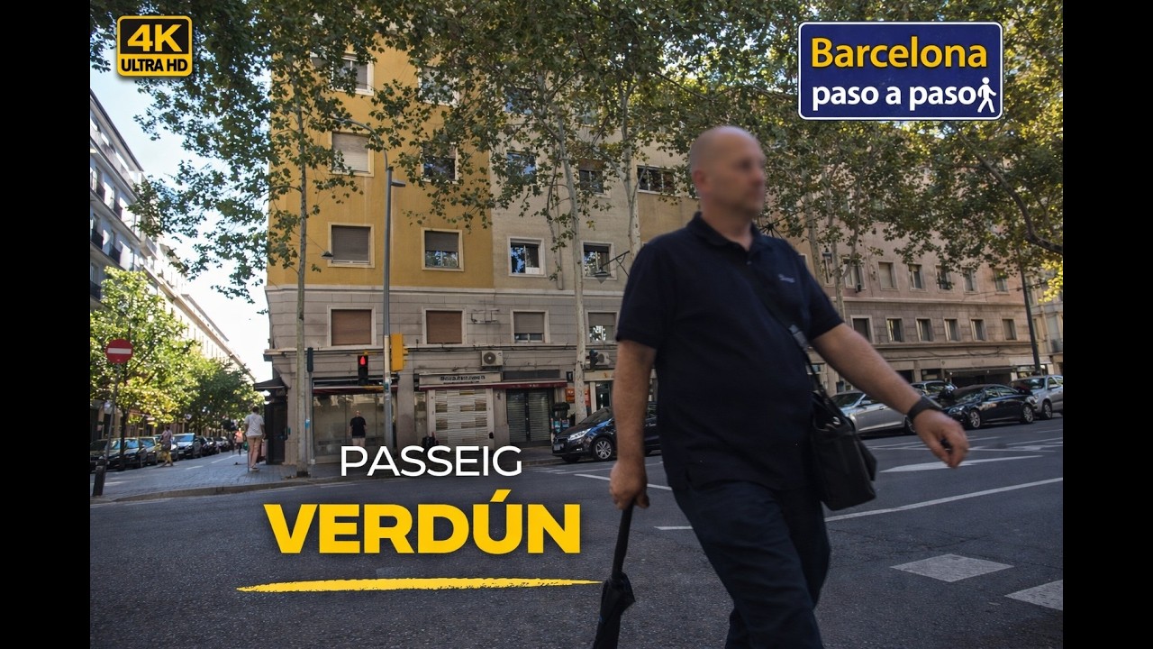 Paseo Verdún | Nou Barris | Barcelona Walking Tour | Spain Virtual Tour