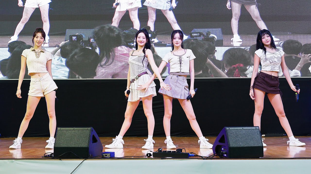 250920 하이키 H1-KEY Full ver '건물 사이에 피어난 장미+여름이었다+Good for U+뜨거워지자+Heart Light' 8K 직캠 @인천 청소년문화대축제