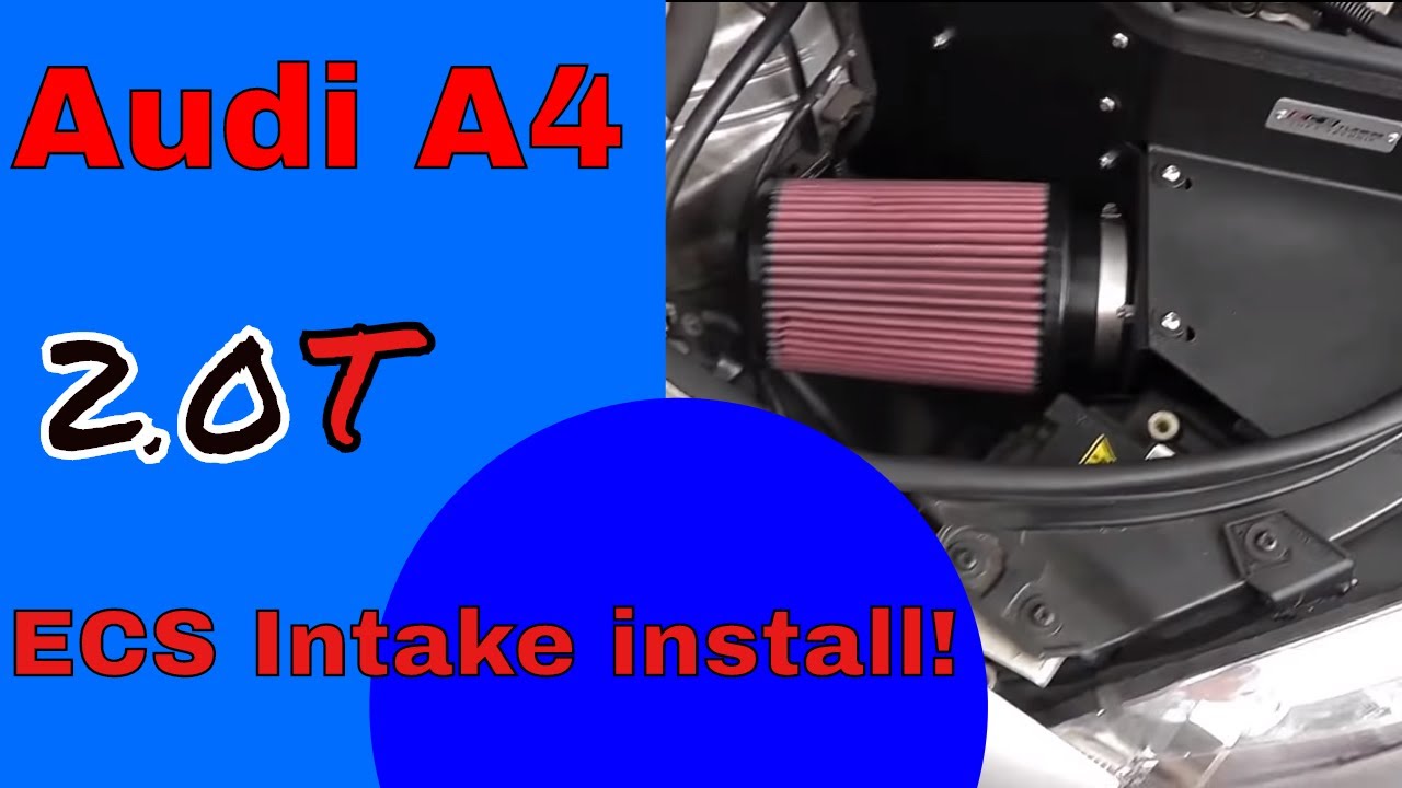 ECS Intake install/ Audi B7 A4 Luft-Technik intake System
