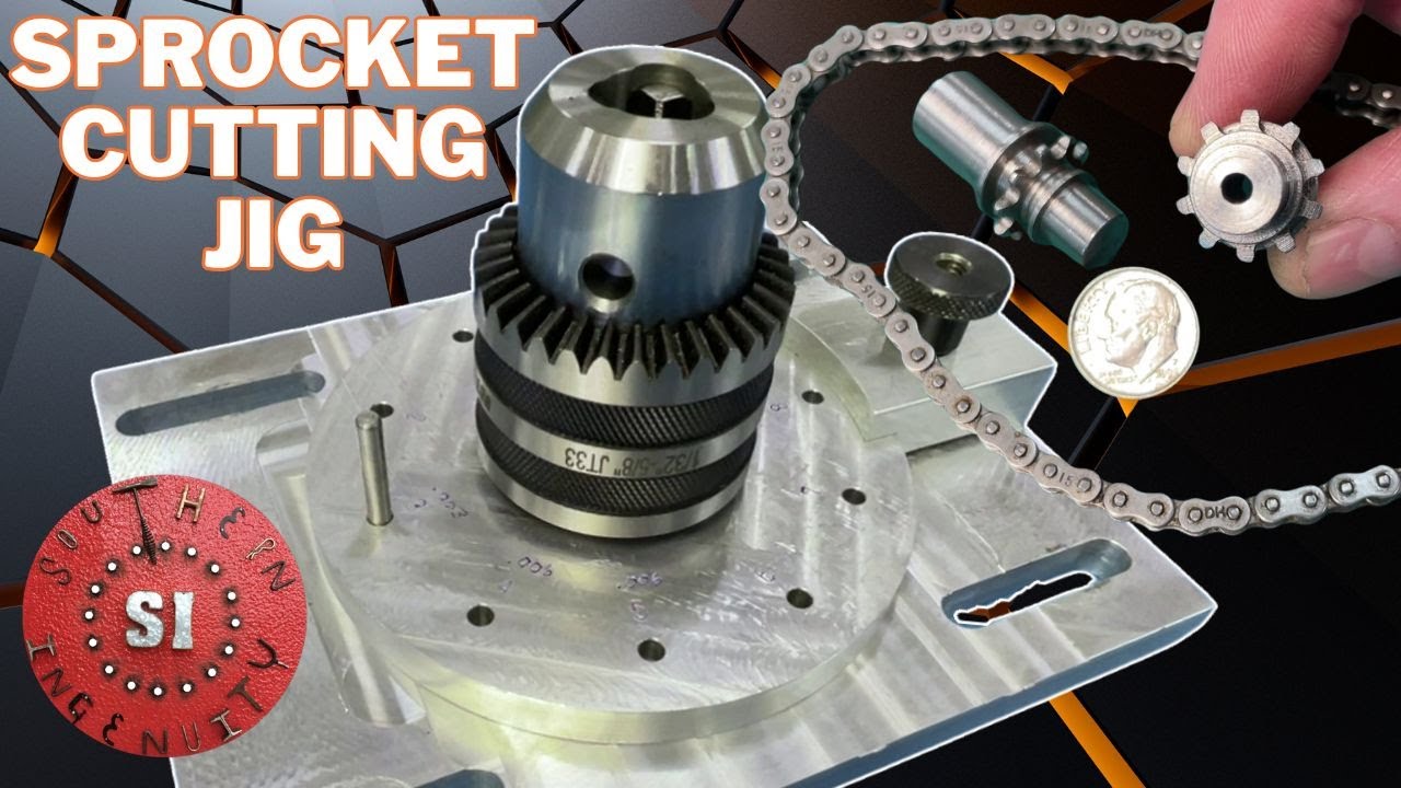 Sprocket Cutting Jig   Increasing Efficiency of Manual Machine Tools