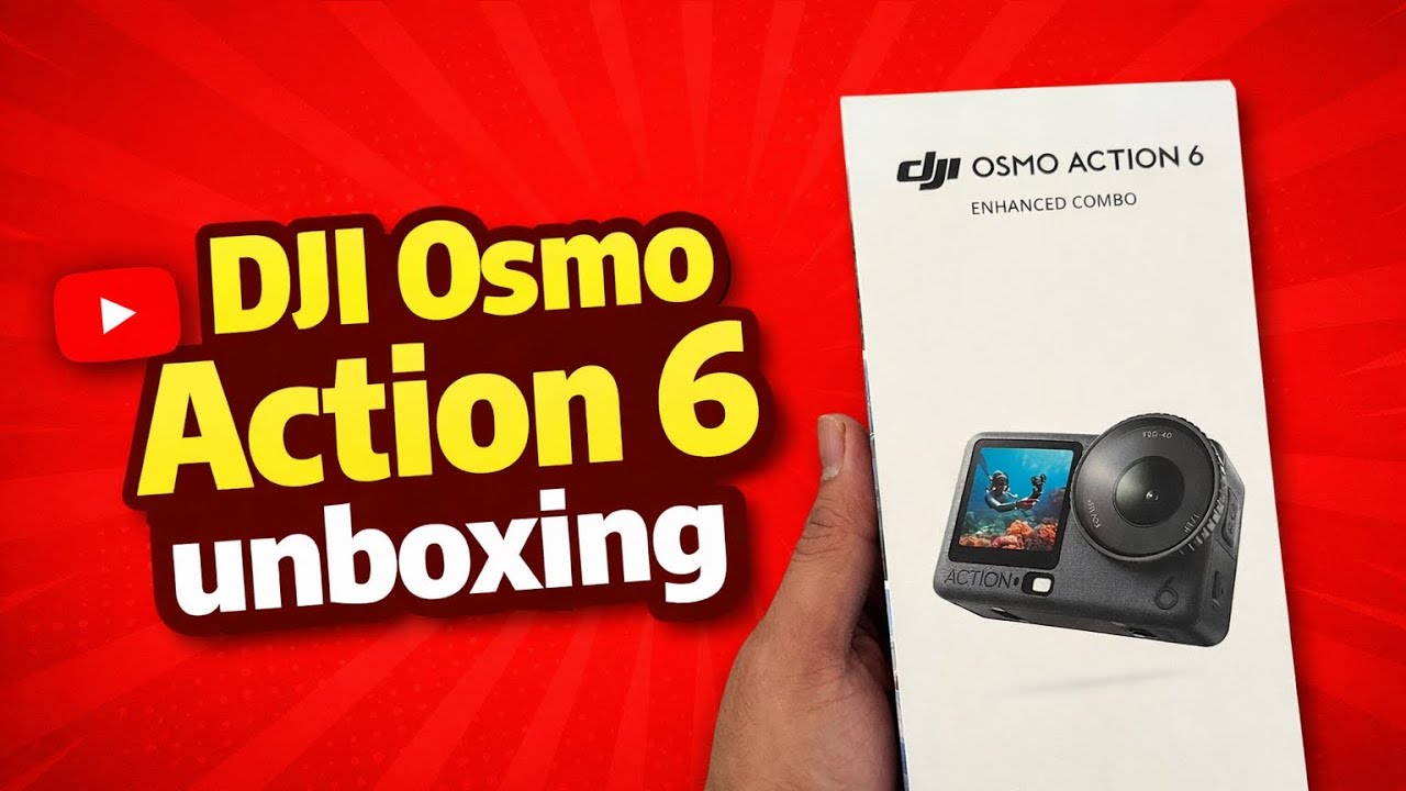 DJI Osmo Action 6 - Enhanced Combo Unboxing 