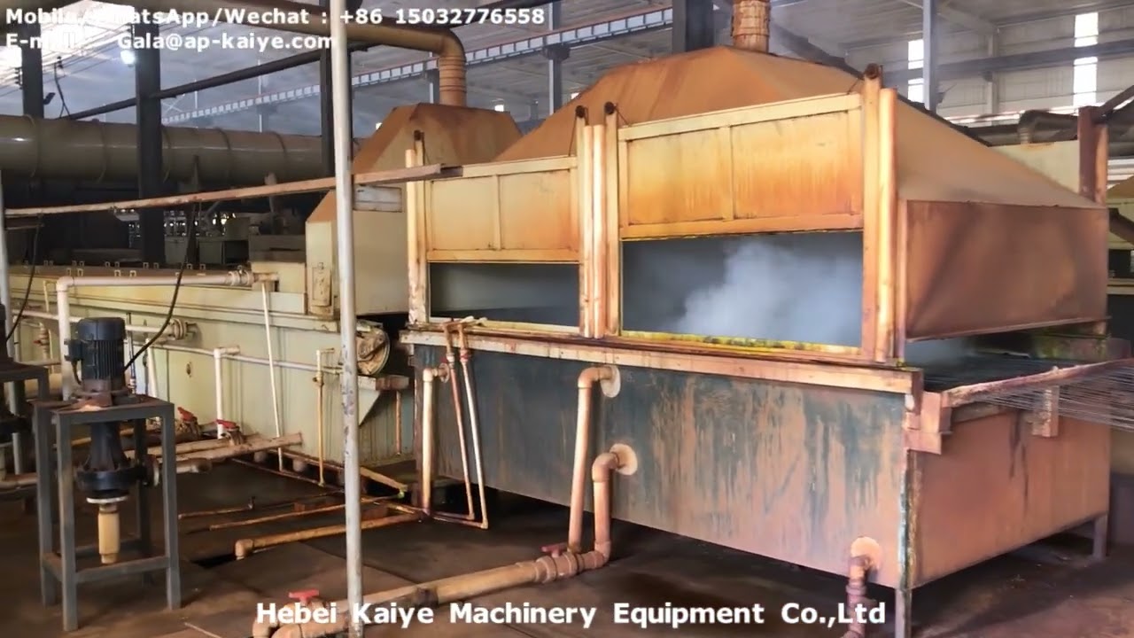 Línea de producción de alambre galvanizado en caliente - 1.6-4.0mm