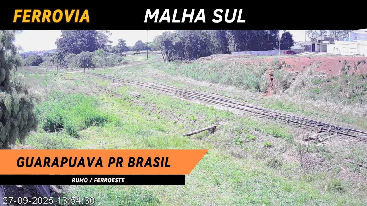 TREM AO VIVO GUARAPUAVA PR BRASIL