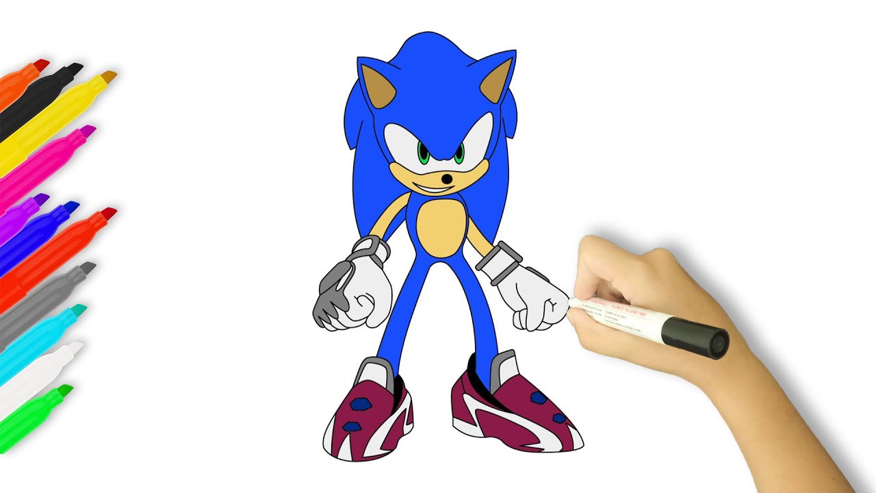 How to Draw Sonic the Hedgehog | Sonic Prime