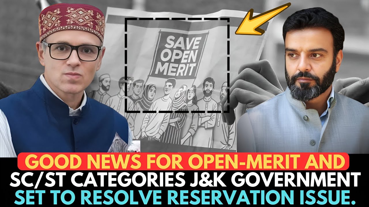 Good news for open-merit and SC/ST categories &mdash; J&K government set to resolve reservation issue.