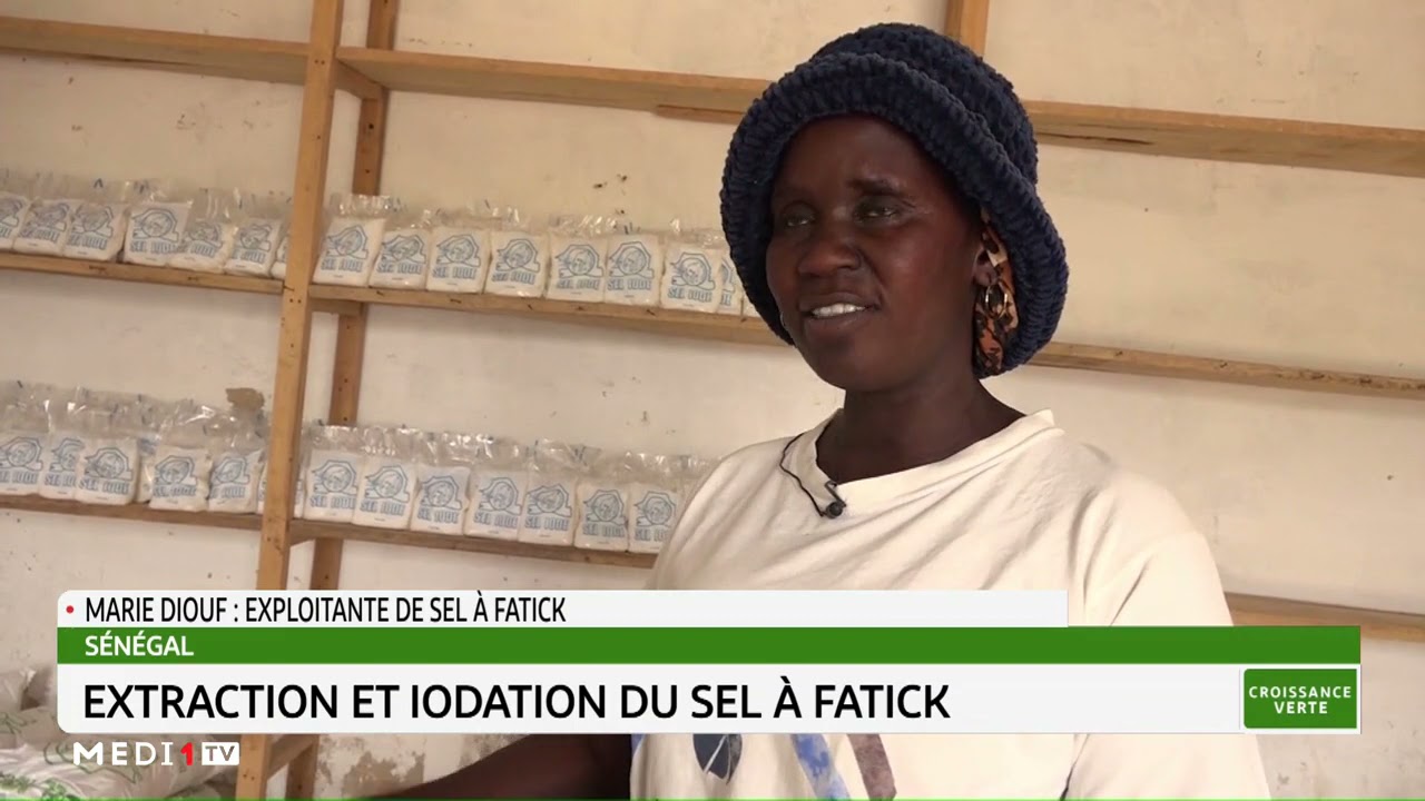 #CroissanceVerte .. Sénégal: extraction et ioadation du sel à Fatick