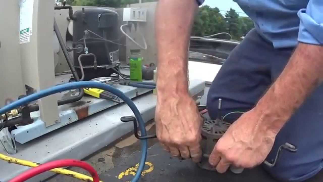 Trouble shoot a condensing unit to a walk in cooler