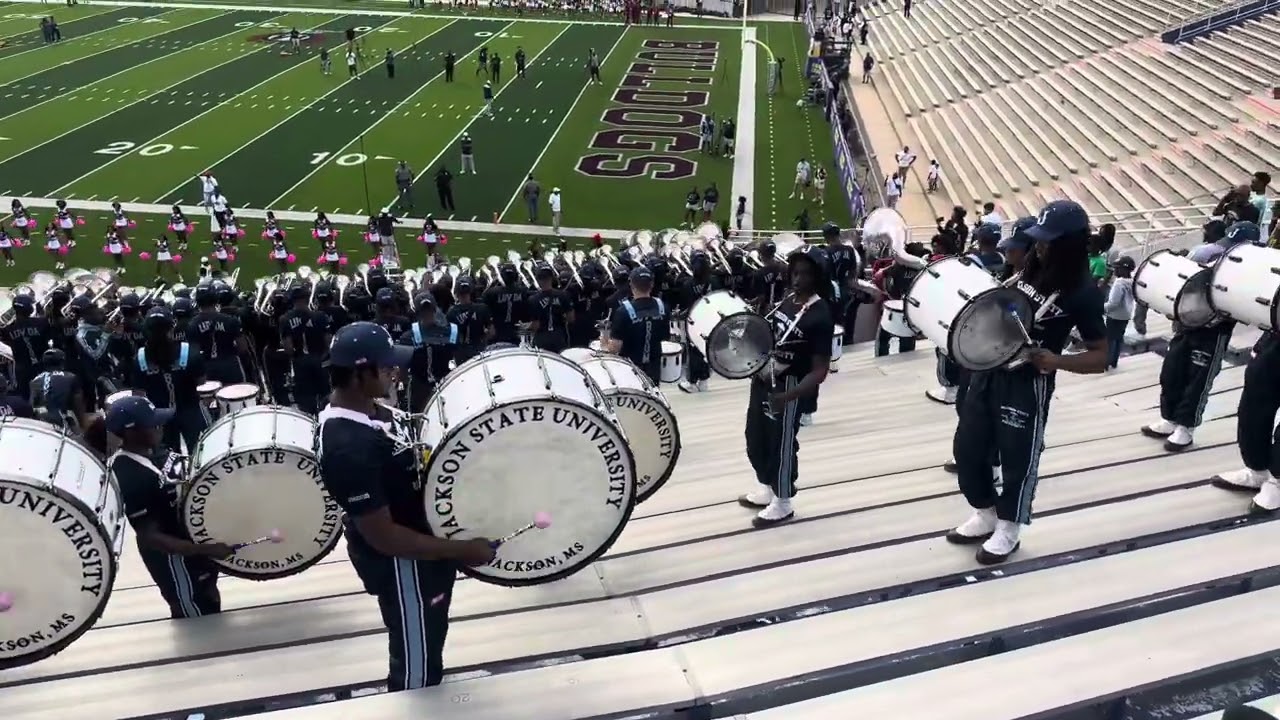 JSU Band “Him All Along” (Percussion View)