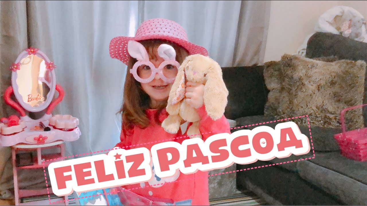 Nossa caçada aos ovos de páscoa, e como foi a nossa semana de quarentena com atividades de páscoa.