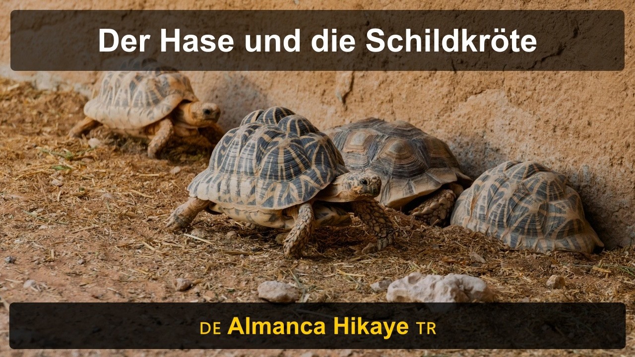 Tavşan ve Kaplumbağa | A1 Almanca Hikaye