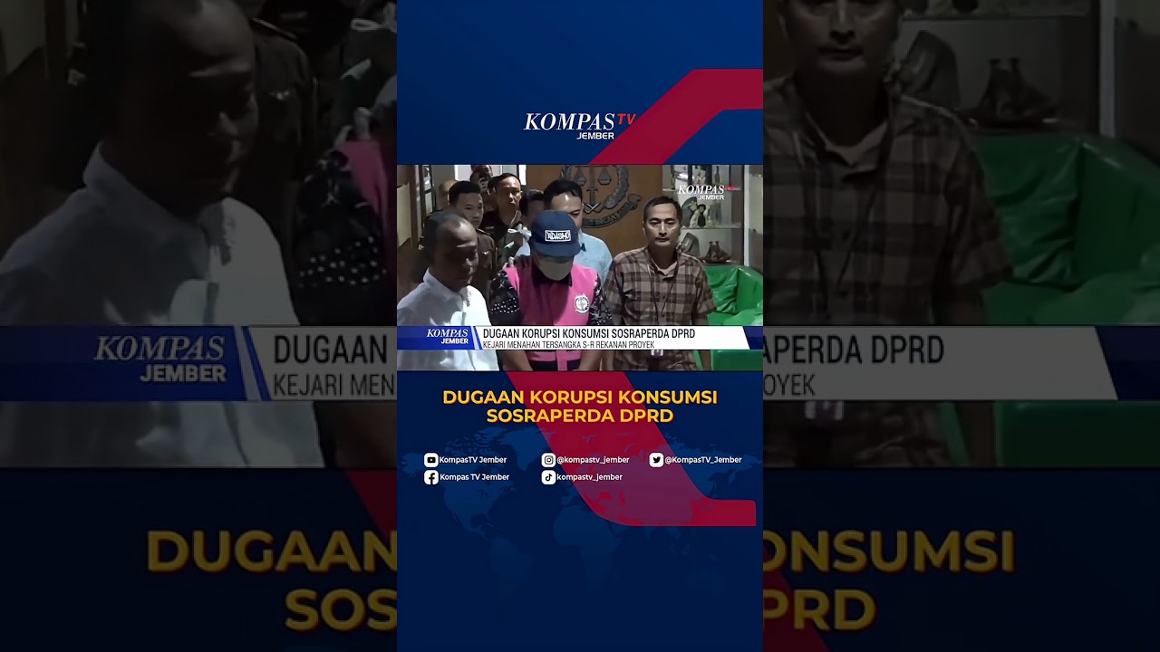 Tersangka S-R Ditahan! Kasus Dugaan Korupsi DPRD Jember #shorts