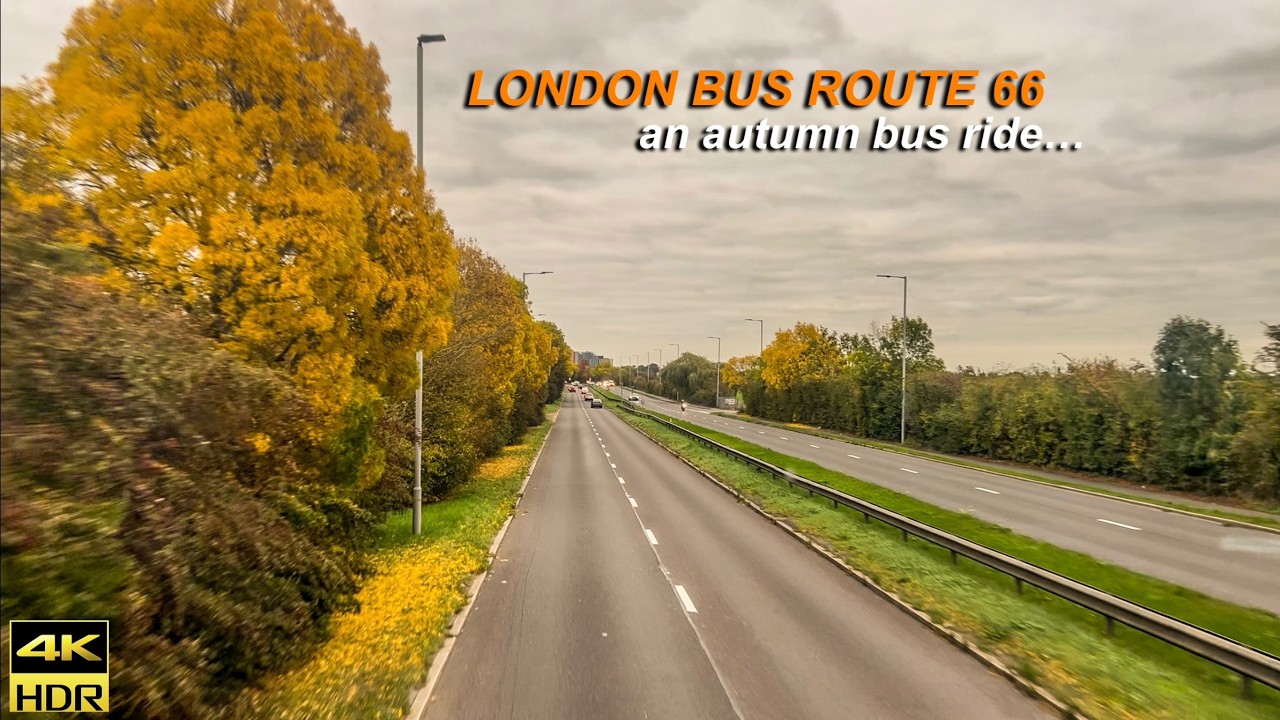 London Bus Ride | Route 66 | Leytonstone to Romford Station | Upper Deck POV (Autumn Journey)