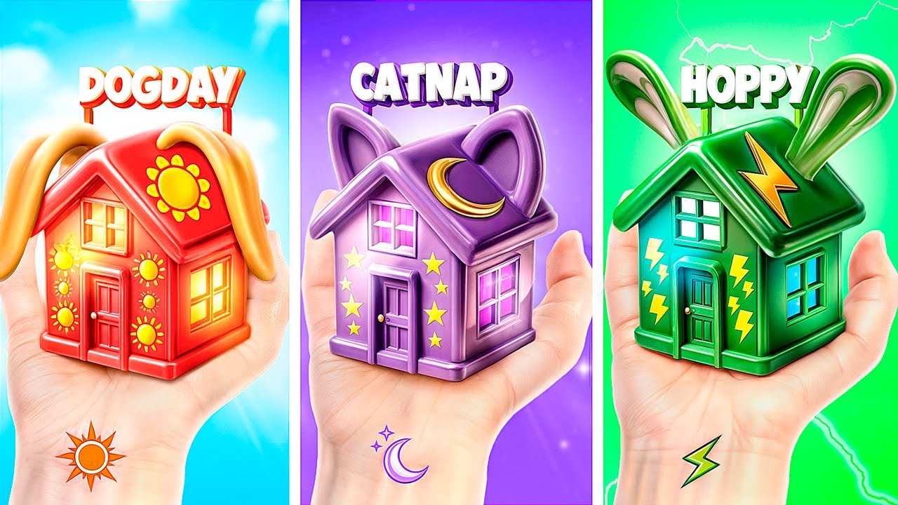 Wir bauen ein winziges Haus! CatNap vs DogDay vs Smiling Critters! Poppy Playtime 3!