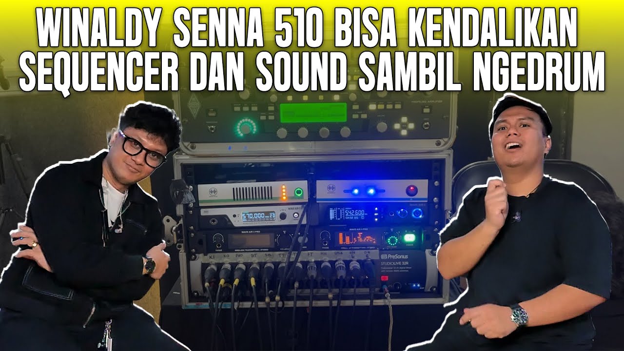 WINALDYSENNA 510 NGEDRUM SAMBIL MAIN SEQUENCER & JADI SOUND ENGINER DI PANGGUNG