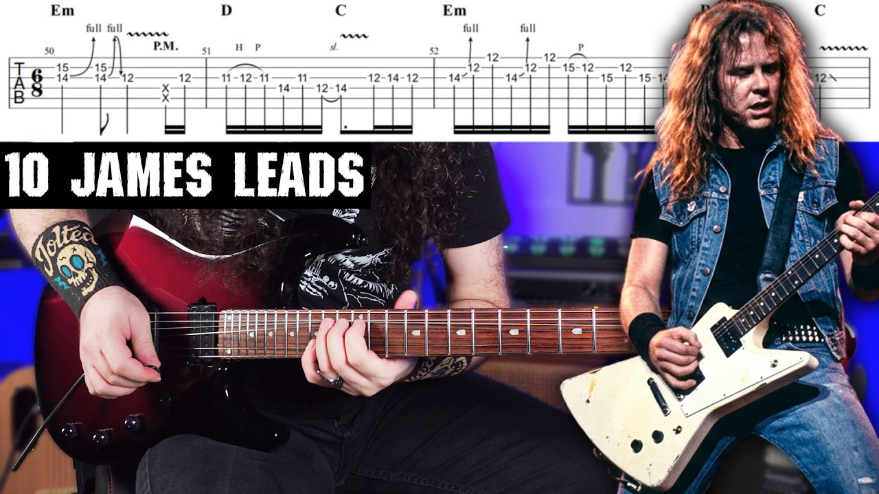 10 сольных партий Джеймса Хетфилда, доказывающих, что он больше, чем просто ритм-гитарист.