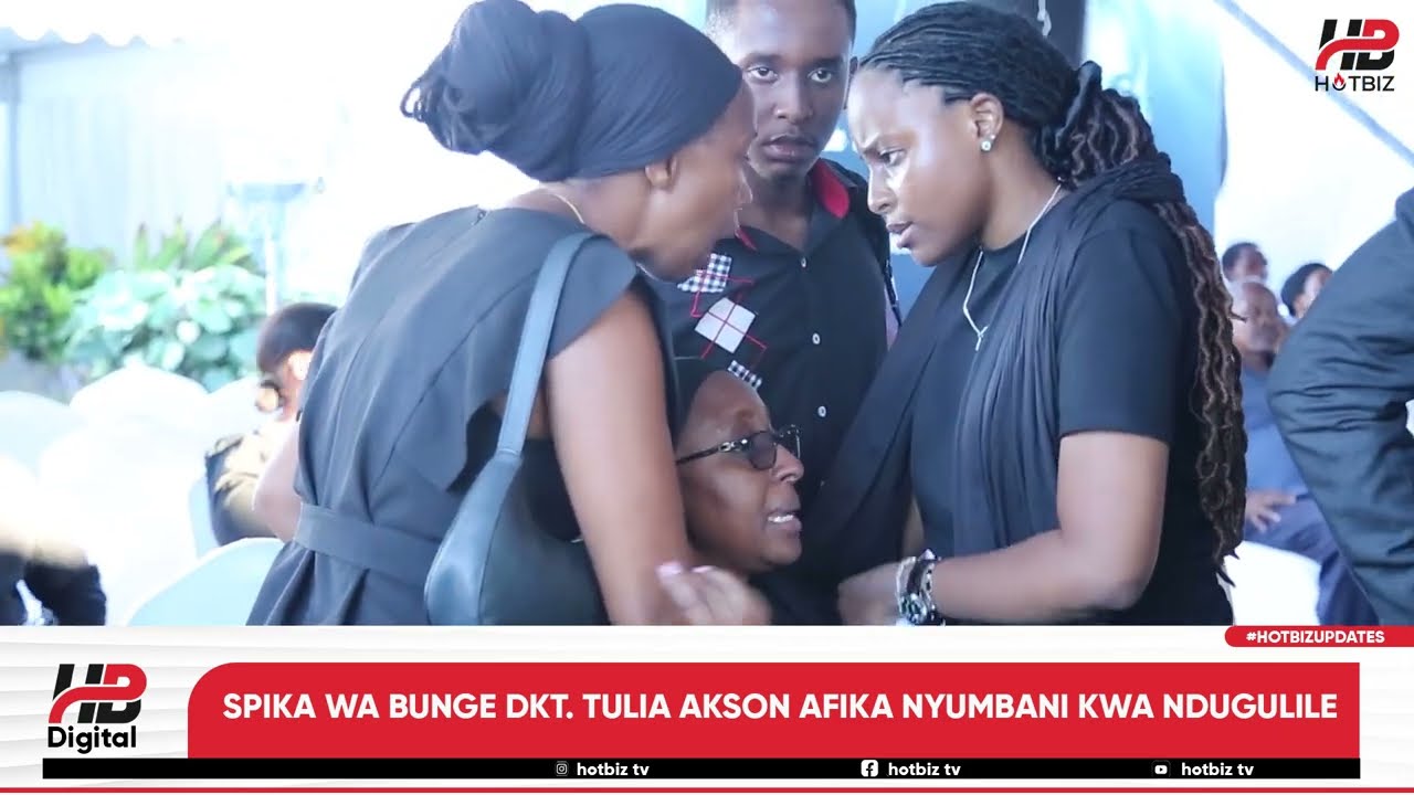 🔴HUZUNI.! SPIKA WA BUNGE NA MKE WA NDUGULILE WALIVYOLIA LEO NYUMBANI KWA MAREHEMU..!
