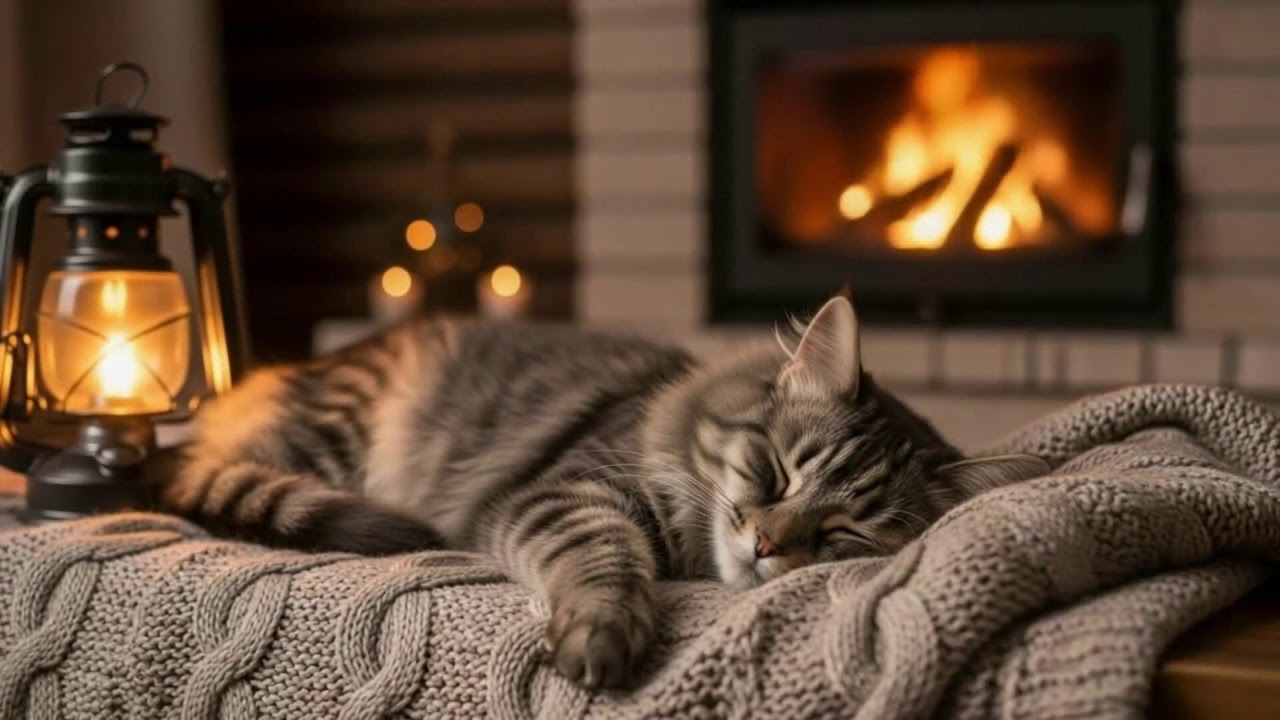 Soothing 432Hz Sounds For Anxious Cats 🐾 | Calming Music And Cozy Atmosphere For Better Sleep
