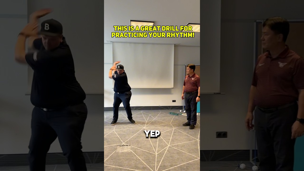 How to practice your rhythm! ​⁠@drkwongolf #golfswing #golfdrills