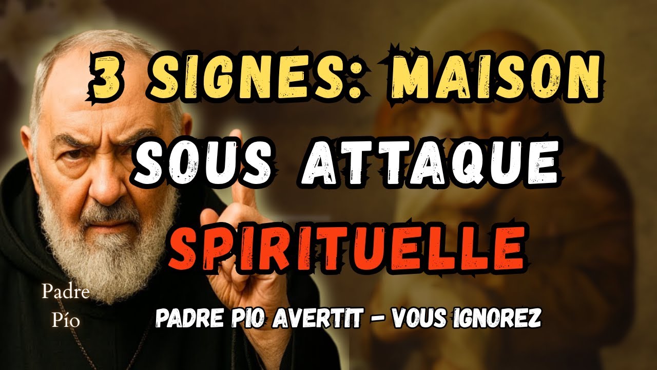 PADRE PIO AVERTIT: Si Vous Sentez CES 3 Signes, Votre Maison Est Sous Attaque Spirituelle
