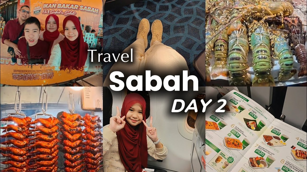 TRAVEL TO SABAH (Ikan Bakar Sabah, Pasar Malam Sinsuran) ✈️ DAY 2