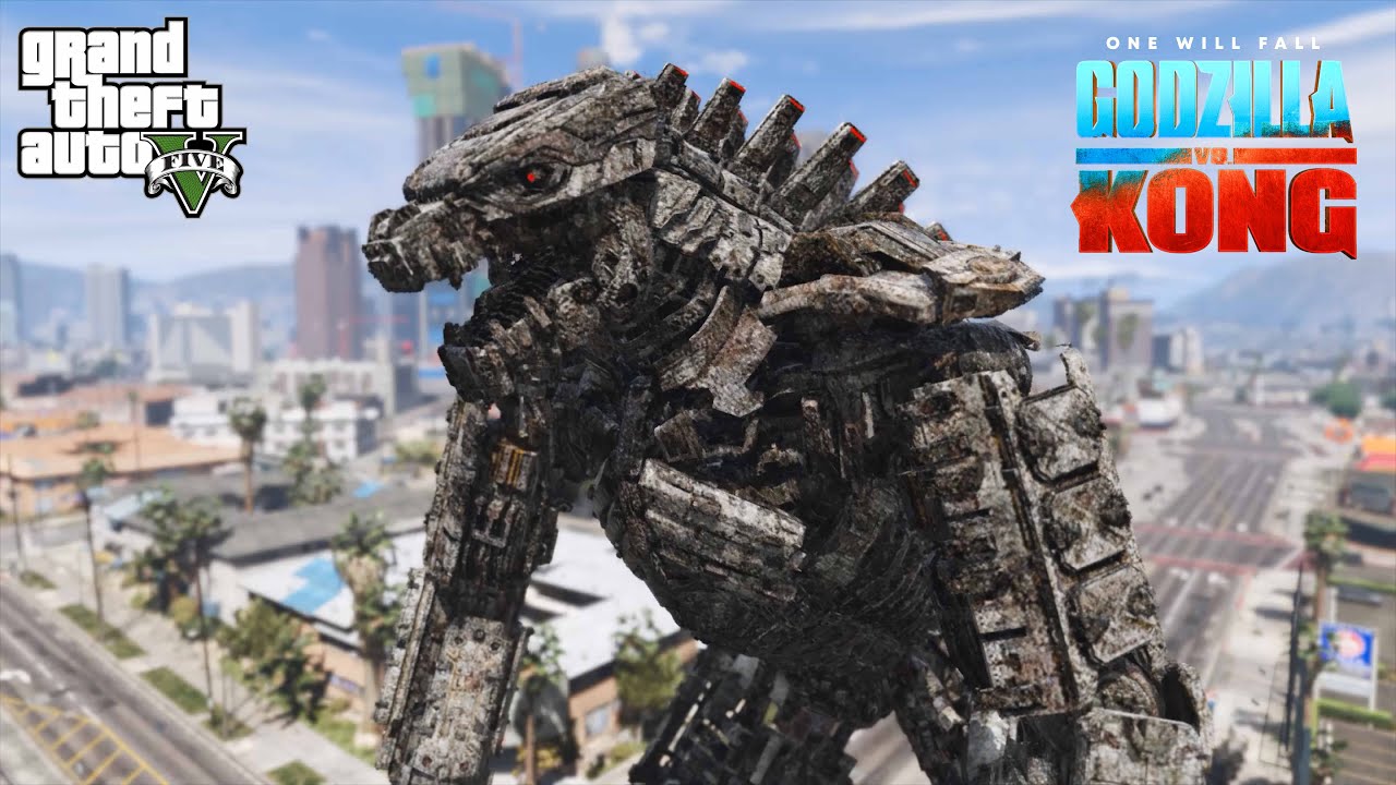 GTA 5 - Mechagodzilla from (Godzilla Vs. Kong)