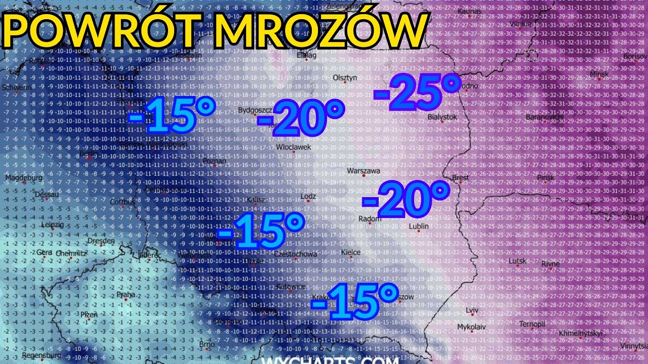 ❄️🌡️ Powrót siarczystych mrozów na wschodzie, następnie w lutym ocieplenie ☀️