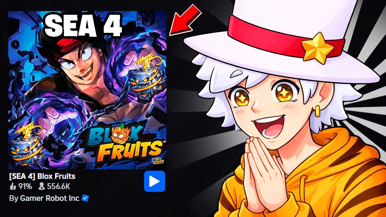 FINALMENTE SEA 4º E FRUTA DO MAGNETISMO NO BLOX FRUITS !!
