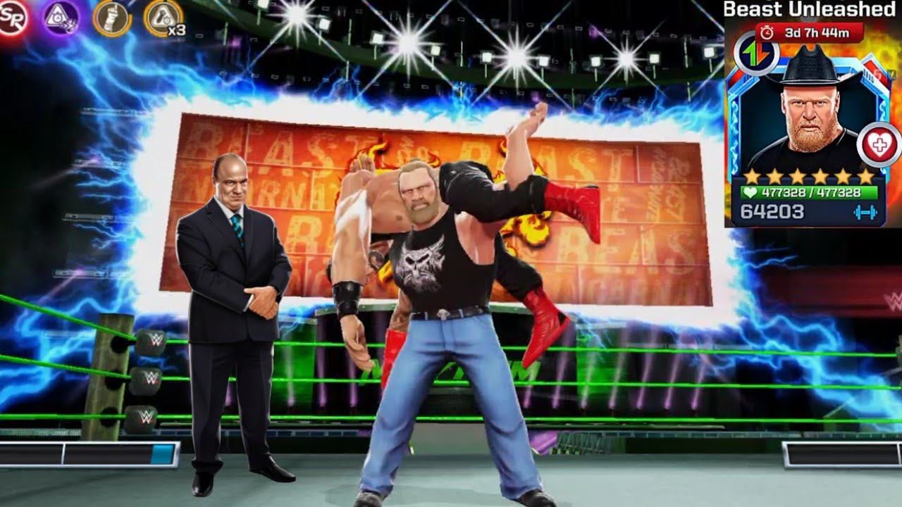Роман Рейнс ☝️ против &laquo;Зверя&raquo; Брока Леснара 💀 на WWE Mayhem ☠️ Beast Unleashed Ultra Event