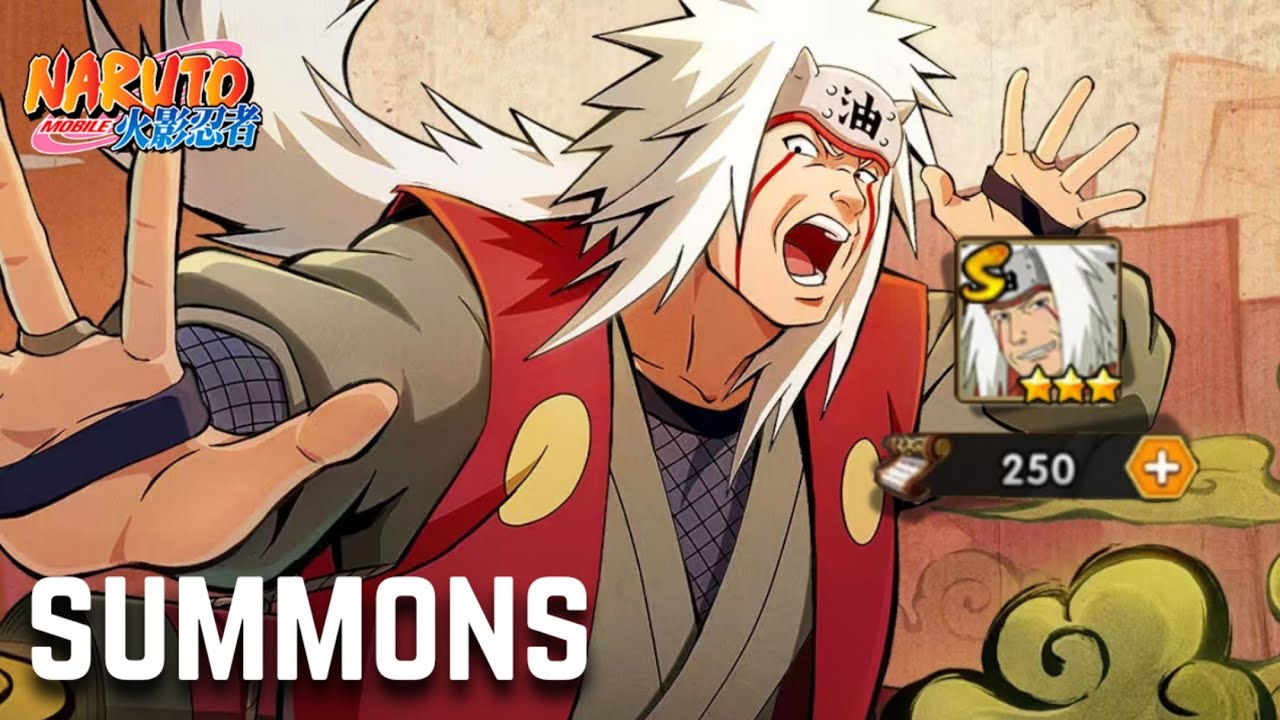 SUMMONING JIRAIYA [ LEGENDARY SANNIN ] – 200+ Scrolls | Naruto Mobile
