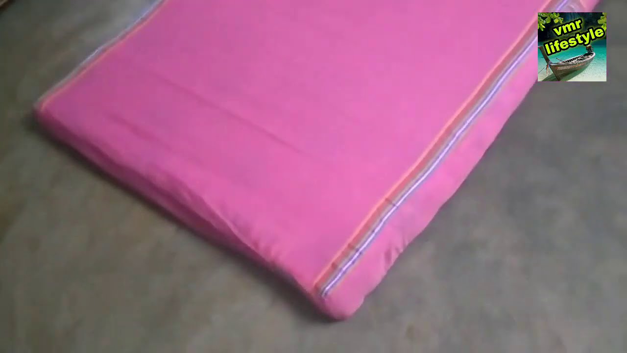 ரேஷன் புடவையில் மெத்தை உறை தைப்பது எப்படி