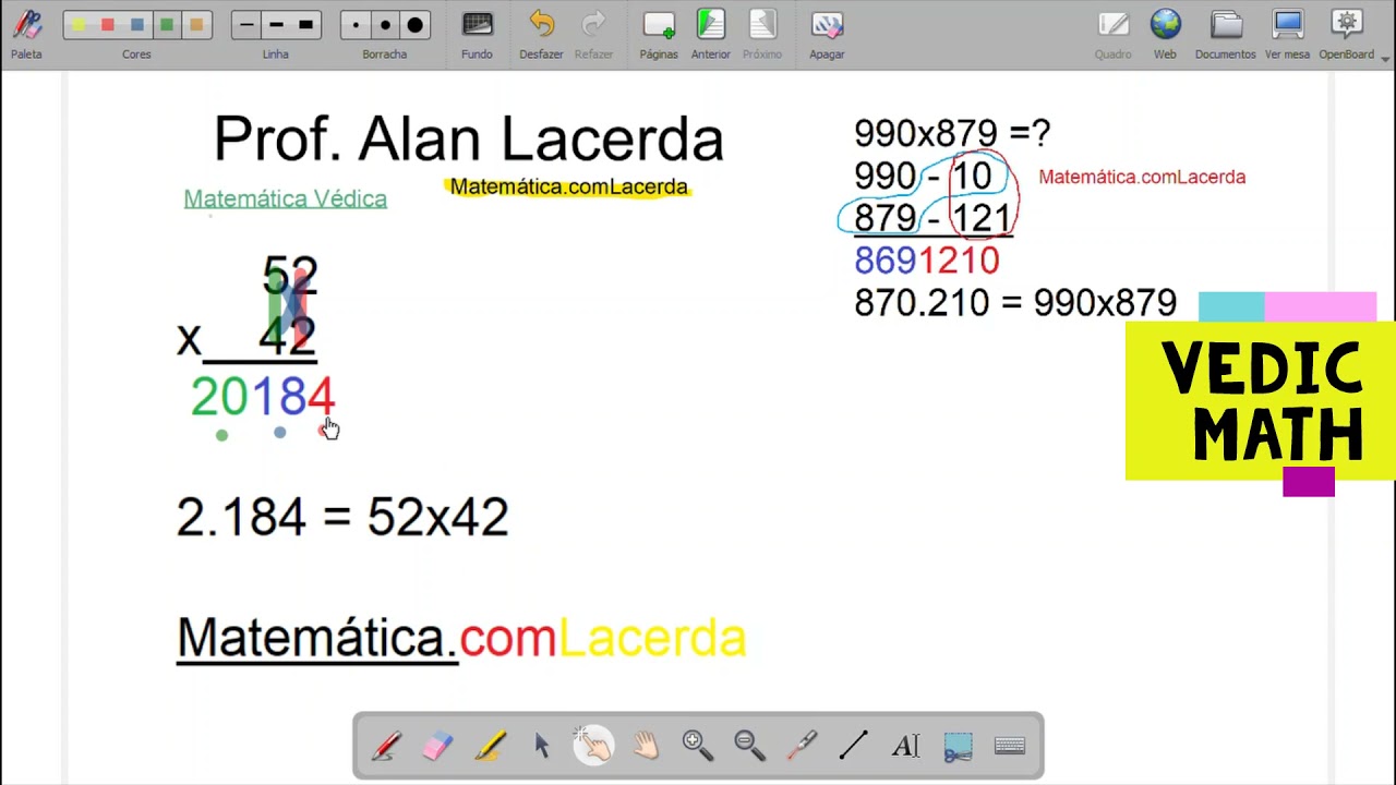 vedic math (multiplicação prática e cálculo mental com a matemática védica)