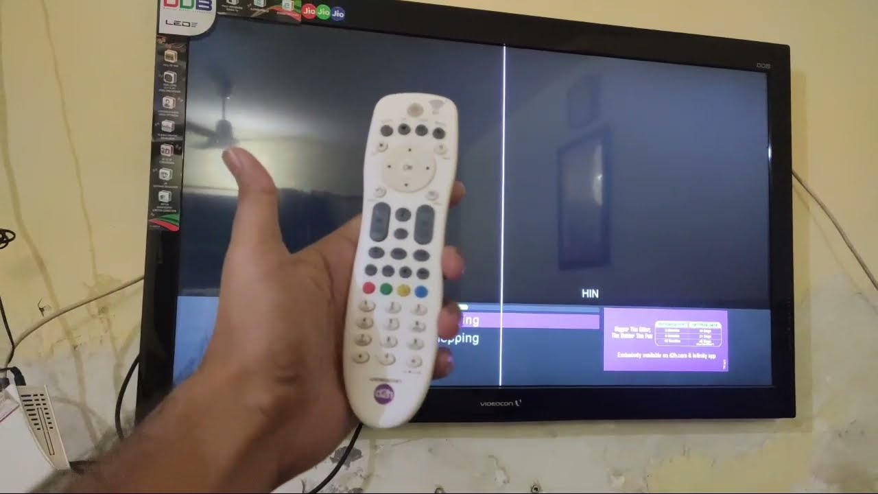 videocon d2h remote pairing solution