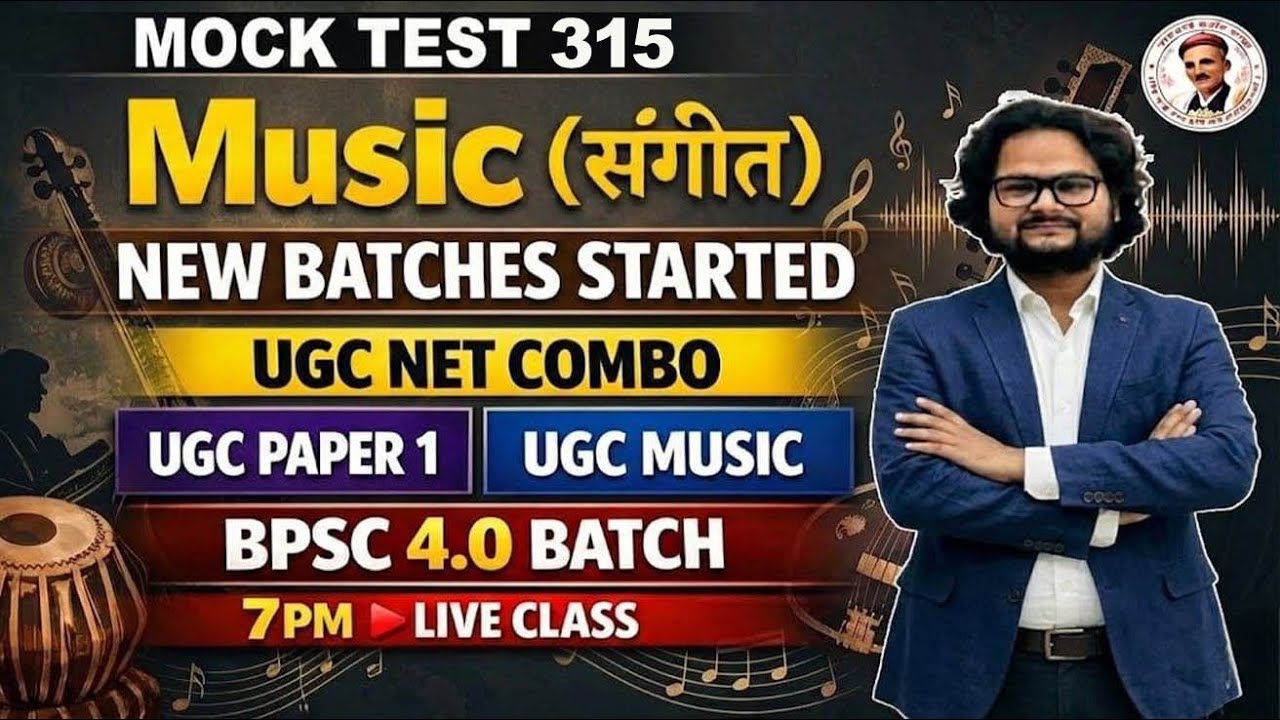 🚀 MUSIC MOCK TEST - 315 | Sangeet Shastra Theory MCQs for UGC NET, KVS, NVS & TGT Exams