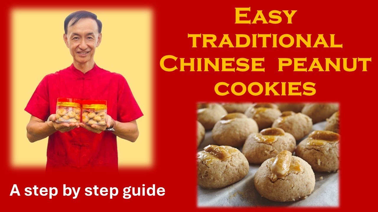 Easy Traditional Chinese Peanut Cookies