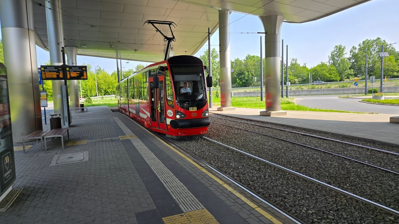 Moderus Beta MF 16 AC BD #860 (Tramwaje Śląskie - linia 44)