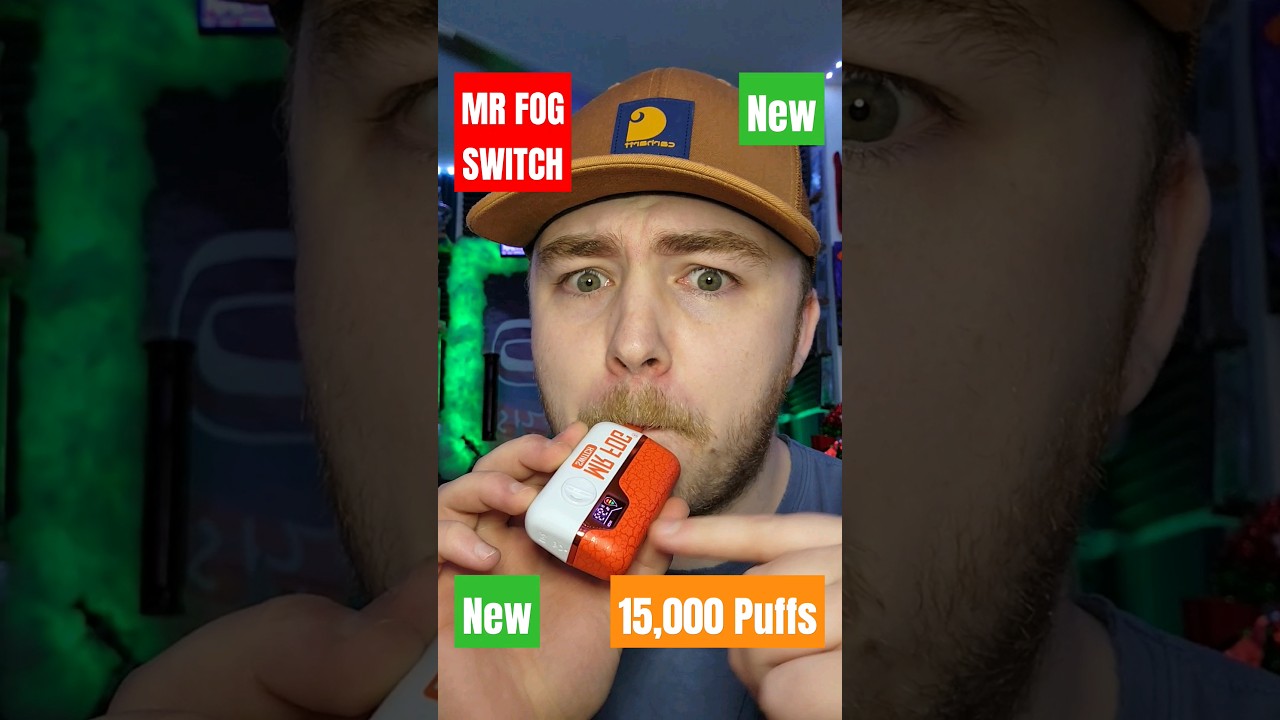 New Vape ! Mr Fog Switch 15,000 Puffs