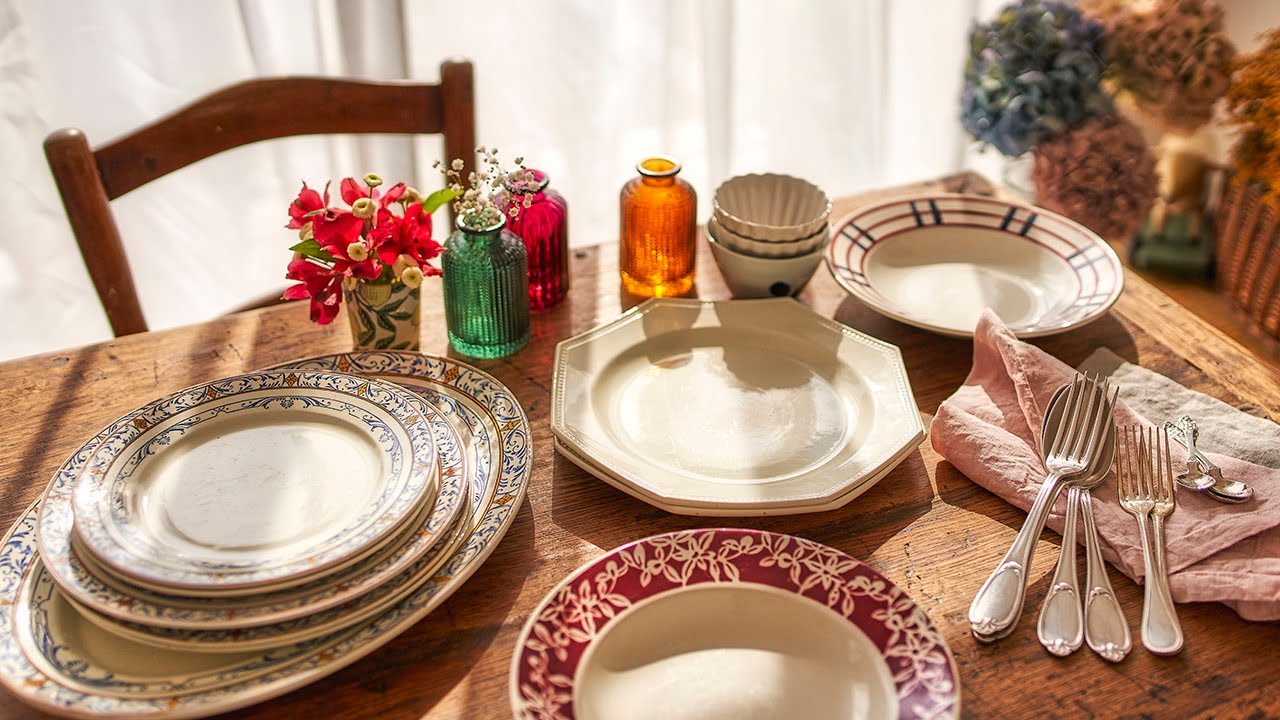 Моя старинная посуда от brocantes & Japan для повседневного использования и особых случаев.