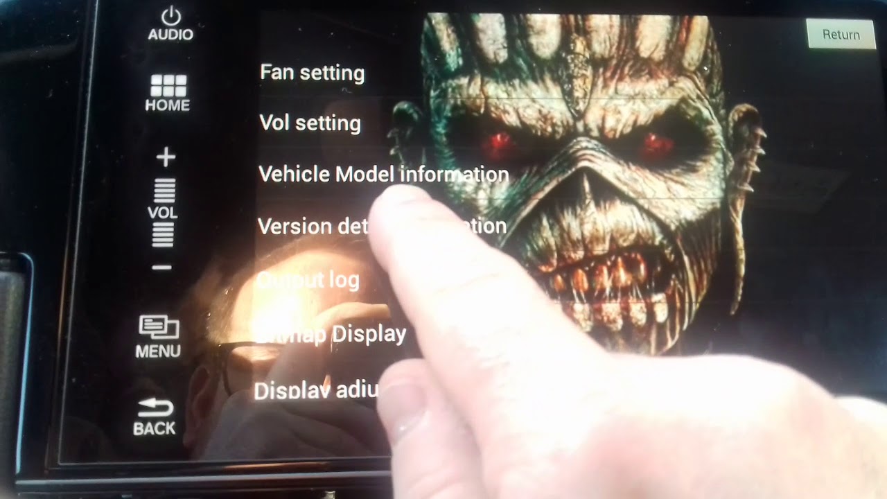 Honda Civic Hidden Menu / unlock v&iacute;deo while driving.