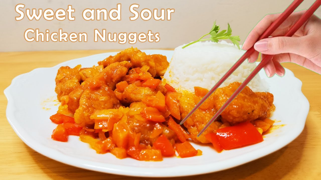 Sweet and Sour Chicken Nuggets – (TANGY TASTE)