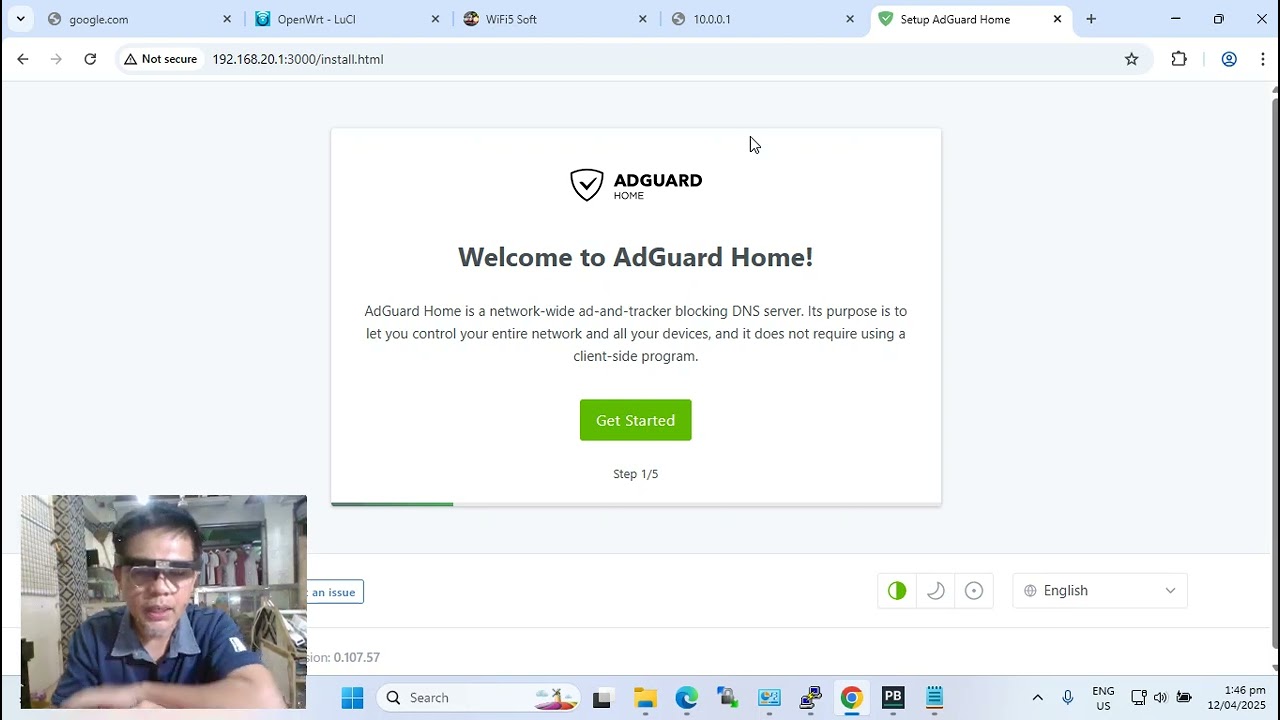 Installing adguardHome on openwrt Router (Part 1)