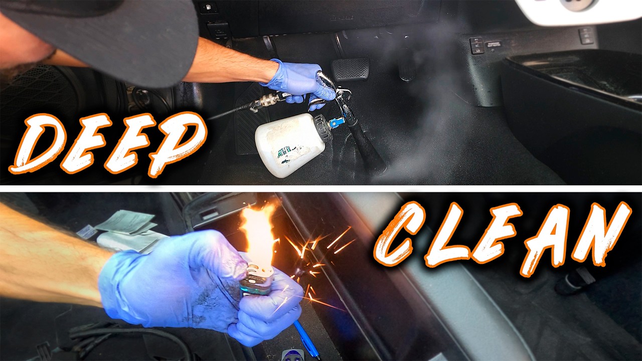First Cleaning of a DIRTY 5-Year-Old Car / Interior Detailing ASMR
